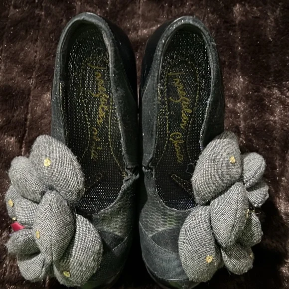 Irregular Choice Black Floral Heels - Picture 10 of 11